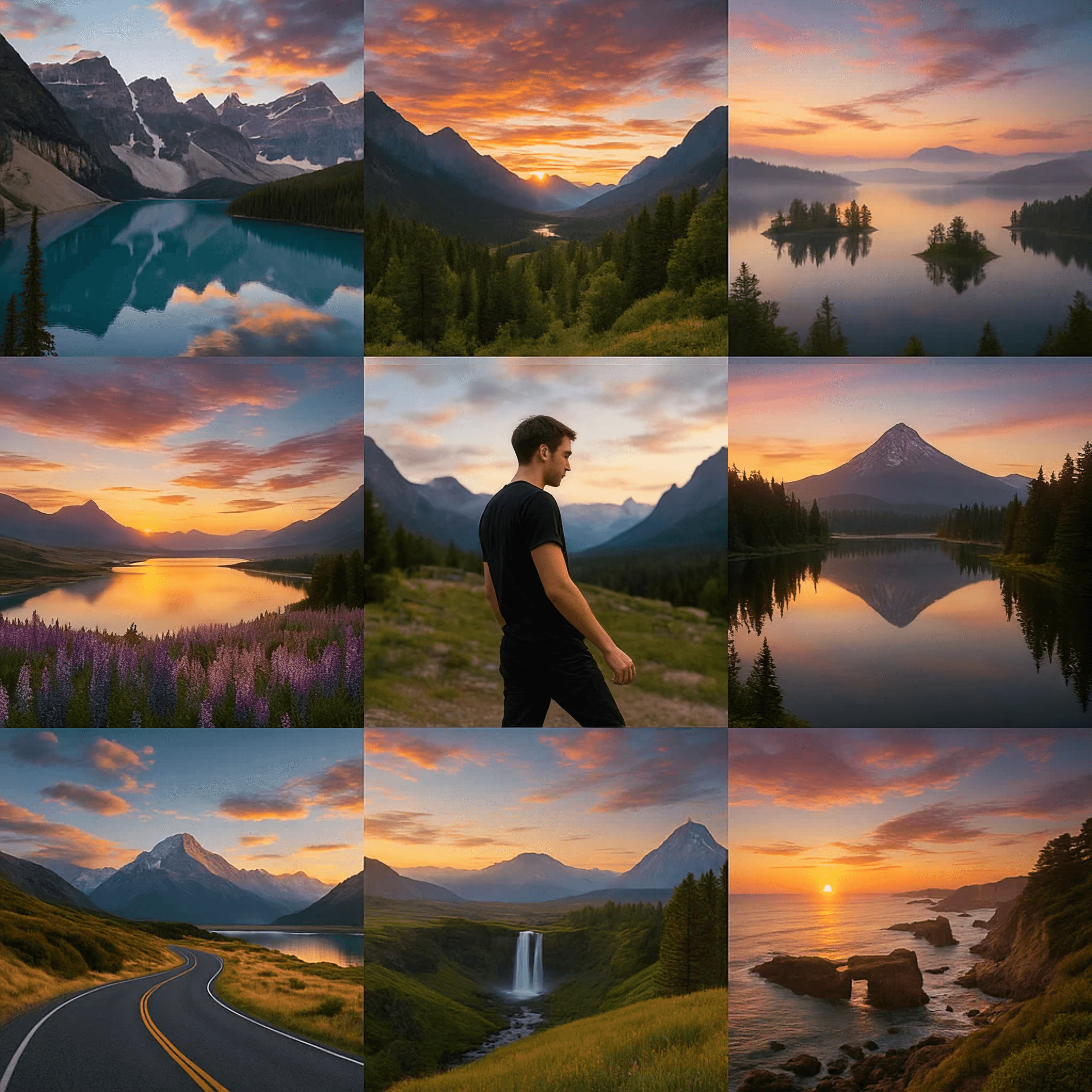 Collage de viaje